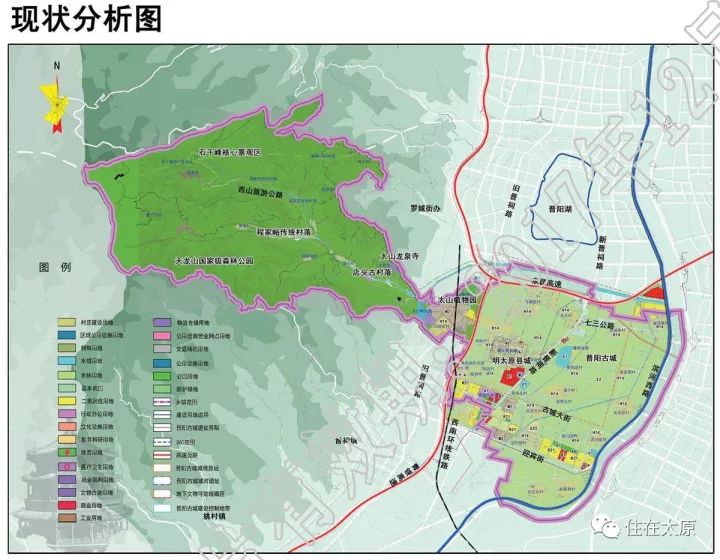 晋阳湖北岸最新规划图