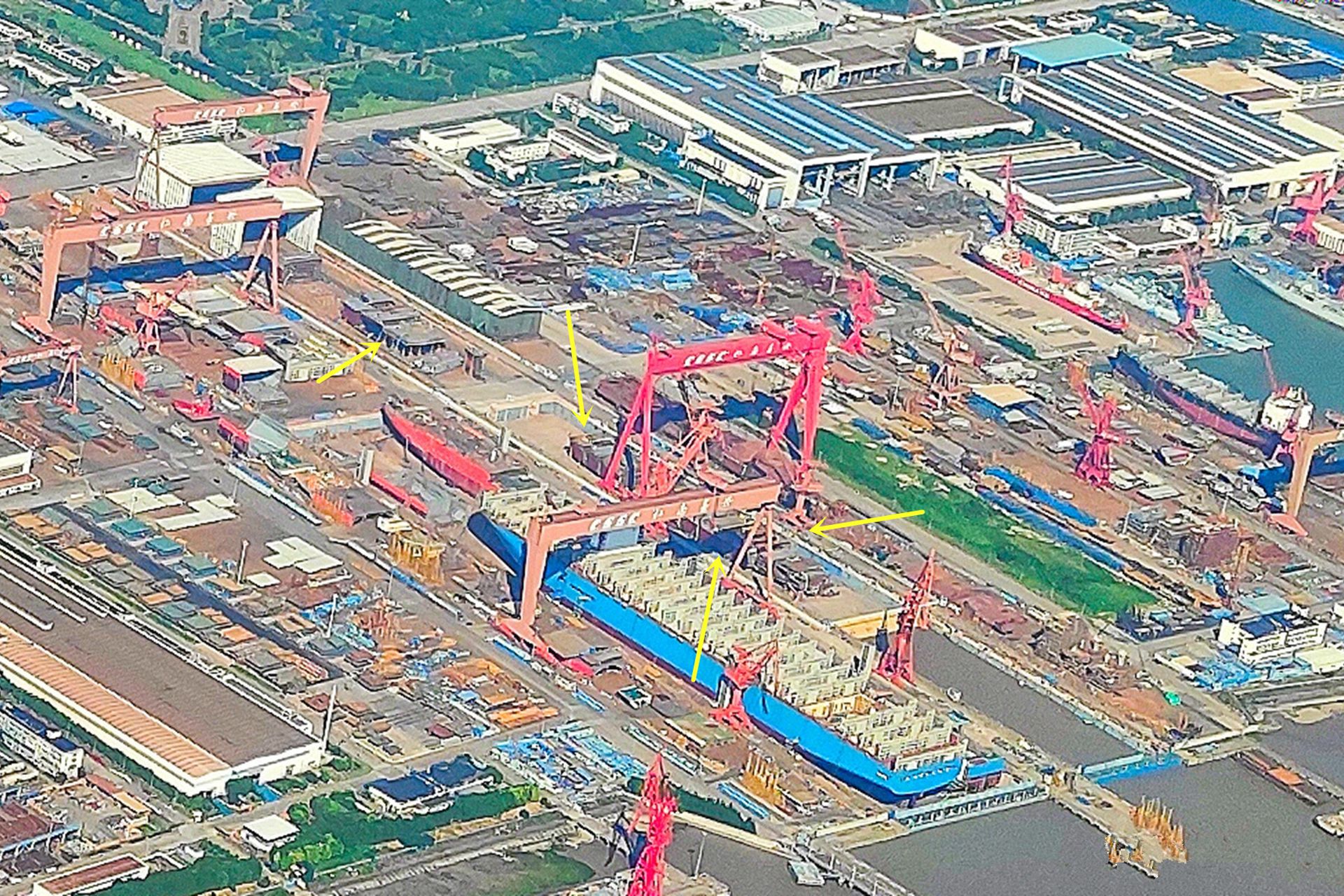 中国003航母又曝最新照片