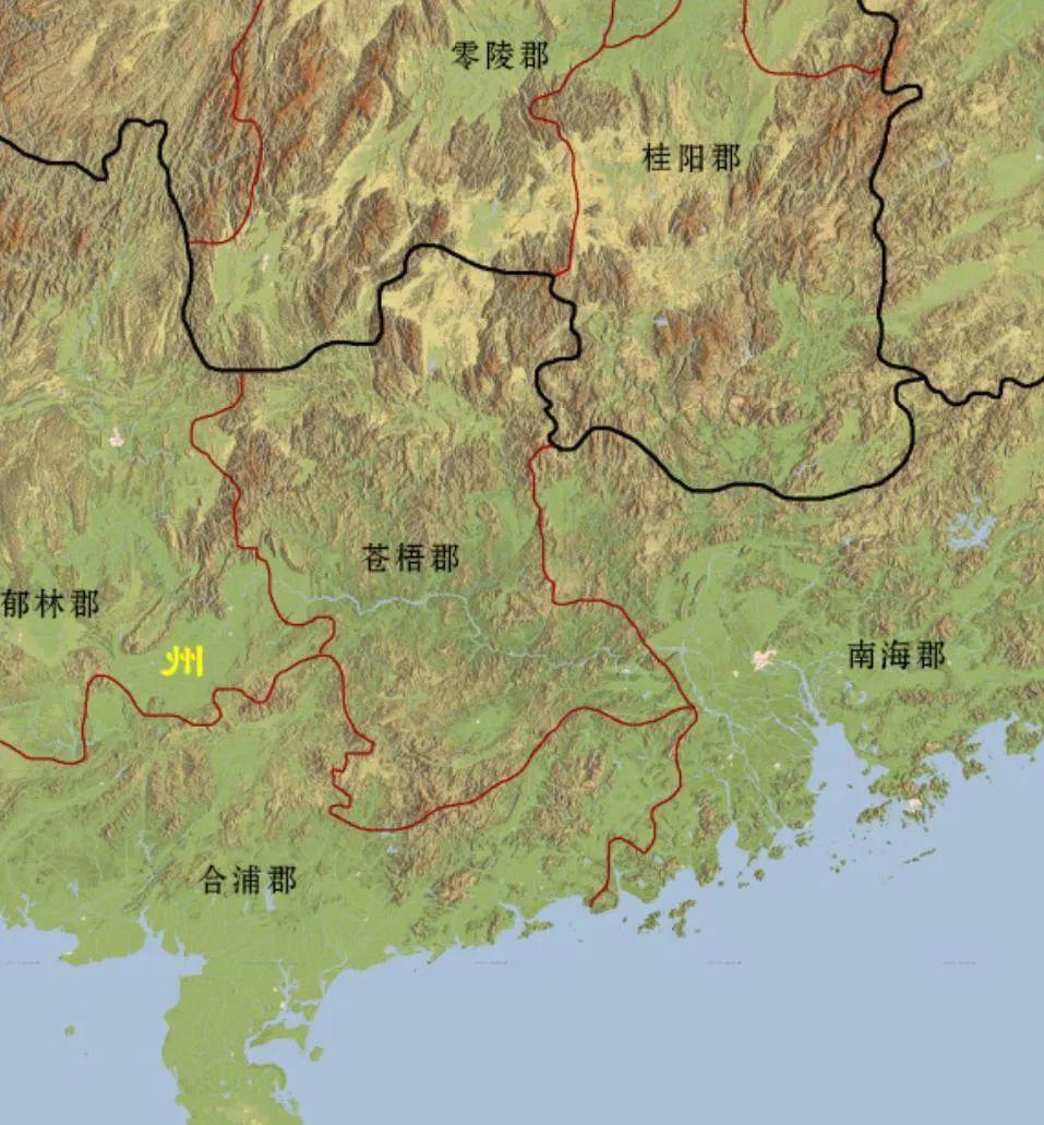 最新竖版中国地形图