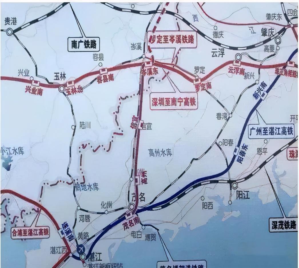 广西最新高铁规划图