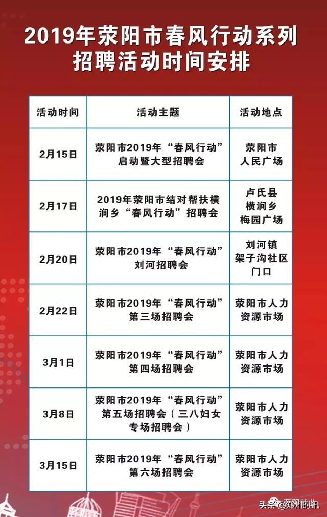 荥阳在线最新招聘半班