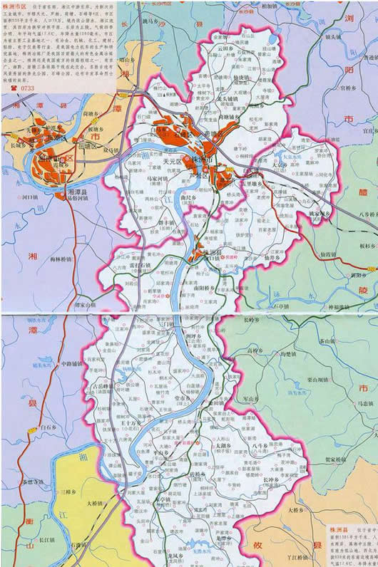 株洲市最新地图