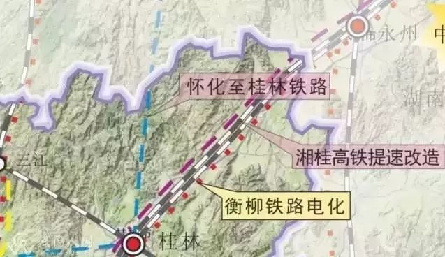 怀化高铁最新规划图