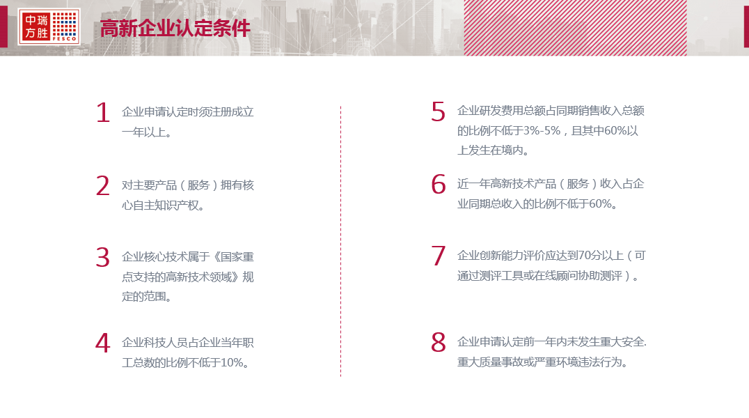 高新领域五证最新动态