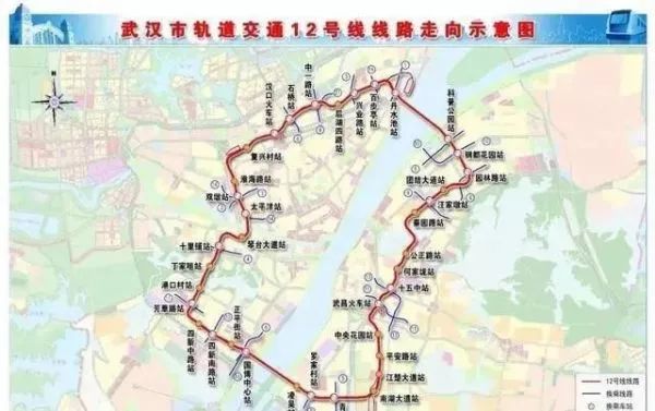 武汉地铁11号线最新线路图